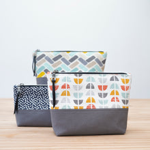 Load image into Gallery viewer, Cecily Zipper Pouch Sewing Pattern PDF + Video Tutorial | Beginner Cosmetic & Makeup Bag | 3 Sizes