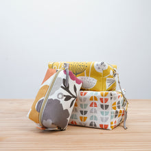 Load image into Gallery viewer, Demi Boxy Bag Sewing Pattern PDF + Video Tutorial | Beginner Cosmetic Bag | 2 Sizes