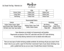 Load image into Gallery viewer, Lily Simple Tote Bag