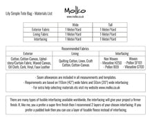 Load image into Gallery viewer, Lily Tote Bag Sewing Pattern PDF