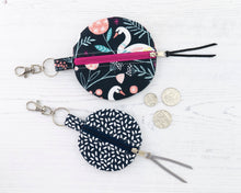 Load image into Gallery viewer, Naima circle purse PDF sewing tutorial sewing pattern