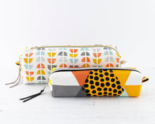 Load image into Gallery viewer, Ayah boxy pencil case sewing tutorial sewing pattern