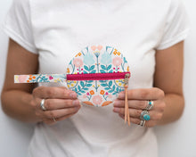 Load image into Gallery viewer, Naima circle purse PDF sewing tutorial sewing pattern