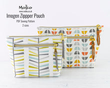 Load image into Gallery viewer, Imogen zipper pouch sewing tutorial sewing pattern
