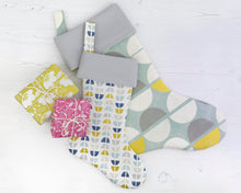 Load image into Gallery viewer, Joelle Christmas stocking PDF sewing tutorial sewing pattern