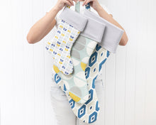 Load image into Gallery viewer, Joelle Christmas stocking PDF sewing tutorial sewing pattern