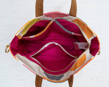 Load image into Gallery viewer, Eden zipped tote bag PDF sewing tutorial sewing pattern