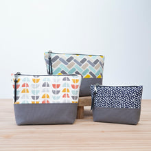 Load image into Gallery viewer, Cecily Zipper Pouch Sewing Pattern PDF + Video Tutorial | Beginner Cosmetic &amp; Makeup Bag | 3 Sizes
