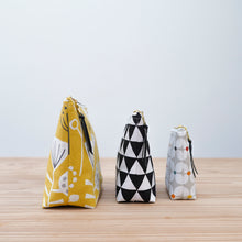 Load image into Gallery viewer, Verity Zipper Pouch Sewing Pattern PDF + Video Tutorial | Beginner Cosmetic &amp; Toiletry Bag | 3 Sizes
