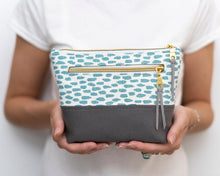 Load image into Gallery viewer, Ayla zipper pouch sewing tutorial sewing pattern
