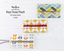 Load image into Gallery viewer, Keya tissue pouch sewing tutorial sewing pattern
