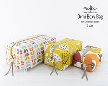 Load image into Gallery viewer, Demi boxy bag PDF sewing tutorial sewing pattern

