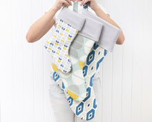 Load image into Gallery viewer, Joelle Christmas stocking PDF sewing tutorial sewing pattern
